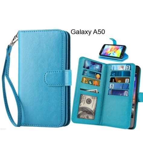 Galaxy A50 Case Double Wallet Leather Case 9 Card Slots Online At Geek