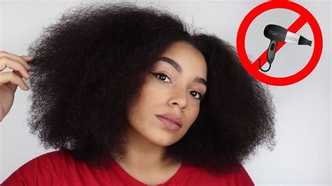 How To Stretch Natural Hair Heatless Blowout Using Qredew Youtube