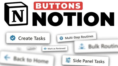 6 Fantastic Ways To Use Buttons In Notion YouTube