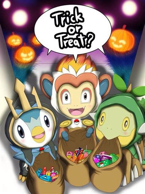 Pokemon Trick Or Treat 4th Generation Pokemon Iniciales Cosas De