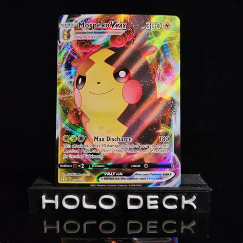 Morpeko VMAX 038 072 Shining Fates Ultra Rare Pokémon Card TCG