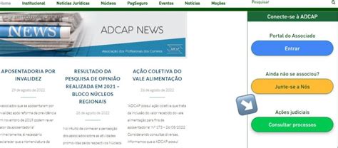 Associados Podem Consultar Processos Coletivos Da Adcap Em Que