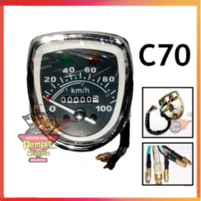 REMPIT Honda Bulat C70 GRAD A Meter Honda C70 Meter C70Z A CLASS OEM