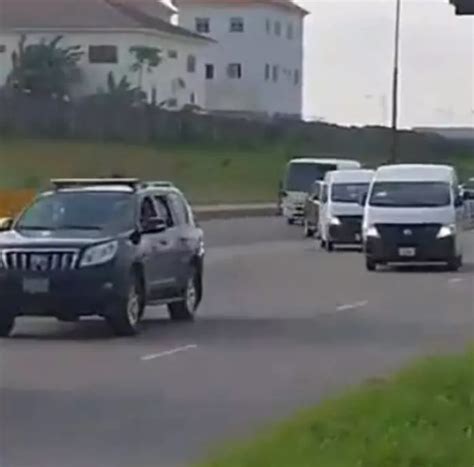 Nigerians React To President Bola Tinubu S Long Convoy After Arriving