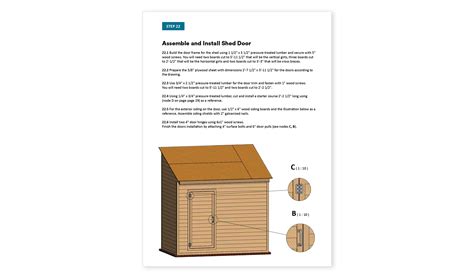 6x10 Lean to Storage Shed Plans - Shedplans.org