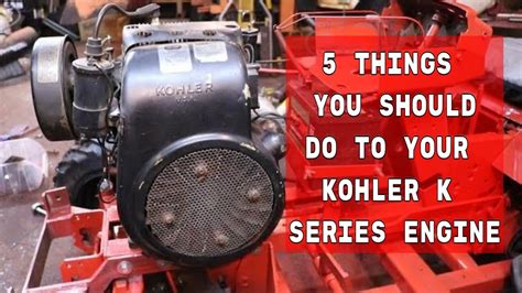 Kohler K Series Service Manual