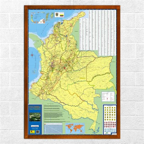 Mapa Del Valle Del Cauca Mapas Cartur Mapas Fisicos Politicos De Colombia America