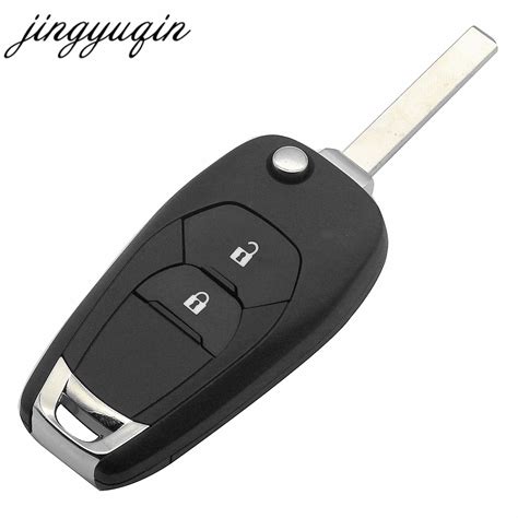 Jingyuqing New Flip Folding Remote Car Key Shell Fob For Chevrolet