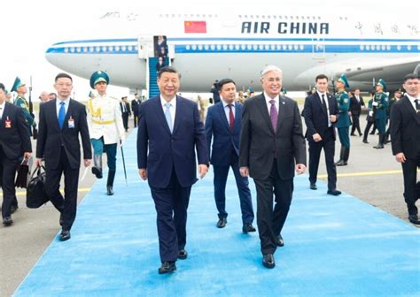 Xi llega a Kazajistán para visita de Estado y cumbre de OCS centrado en