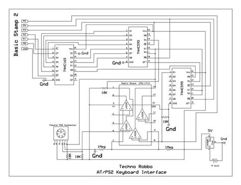 Pc Keyboard Schematic