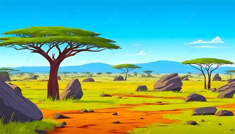 Beautiful Nature African Savannah Landscape Background Image Quot