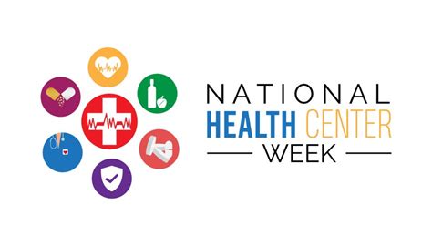 National Health Center Week Royalty Free Vector Image