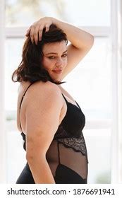 Woman Lingerie Posing Beside Window Stock Photo Shutterstock