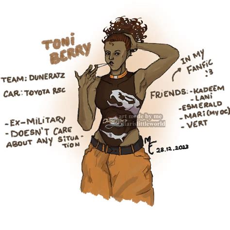 I Did A Fanart For Our Girl Toni Berry Racceleracers