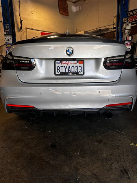 M Performance Carbon Fiber Rear Diffuser Bmw F30 3 Series The