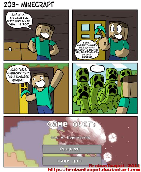 Minecraft Comics Minecraft Funny Minecraft Anime