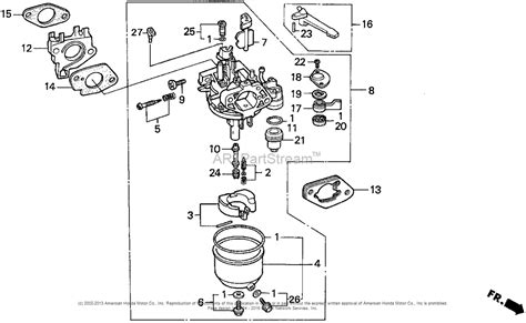 Honda Engines GX270 HEA ENGINE JPN VIN GCAB 1000001 TO GCAB 1999999