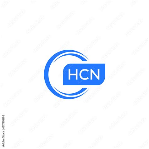 HCN letter design for logo and icon.HCN typography for technology ...