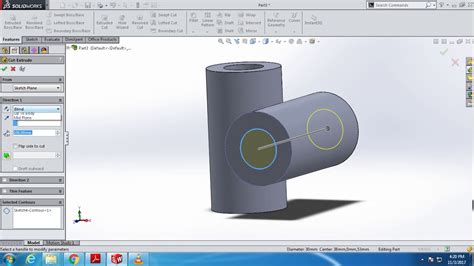 Universal Coupling Center Block In Solidworks Youtube