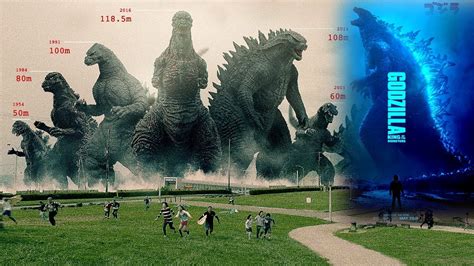 Godzilla Size Comparison All Monsters