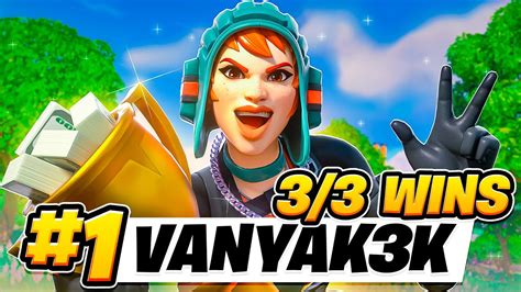 🏆 1st Solo Victory Cash Cup 300 33 Victories 🏆 Vanyak3k Youtube