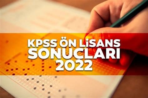 Kpss Önlİsans Sonuçları 2022 Açıklandı Mı Ne Zaman Açıklanacak Ösym