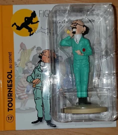 FIGURINE TINTIN N17 Tournesol Au Cornet Livret Et PASSEPORT NEUF 22