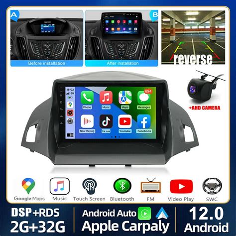 Free Shipping Zcargel For Ford Escape 2013 2017 Android 12 Radio