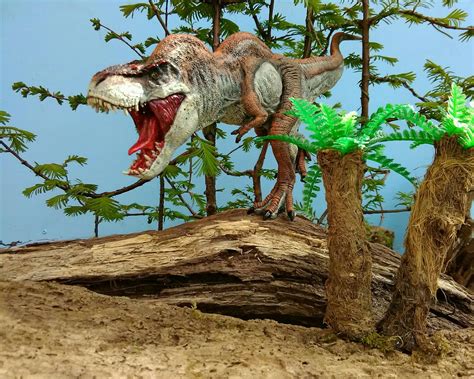 Dinosaur Diorama By Paleo Paul Featuring Modified Papo T Rex Dinosaur