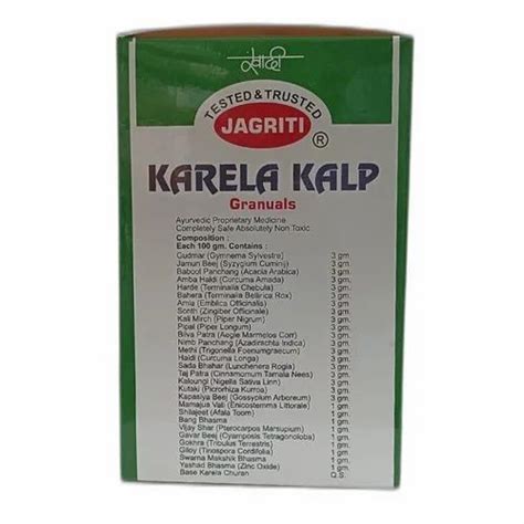 Herbal Karela Kalp Granules Packaging Type Box Packaging Size 300gm