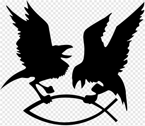 Odin Huginn And Muninn Sticker Fauna Sticker Png PNGEgg