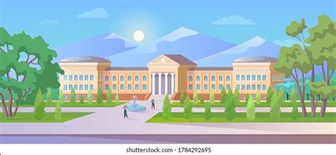 College Campus Cartoon Images, Stock Photos & Vectors | Shutterstock