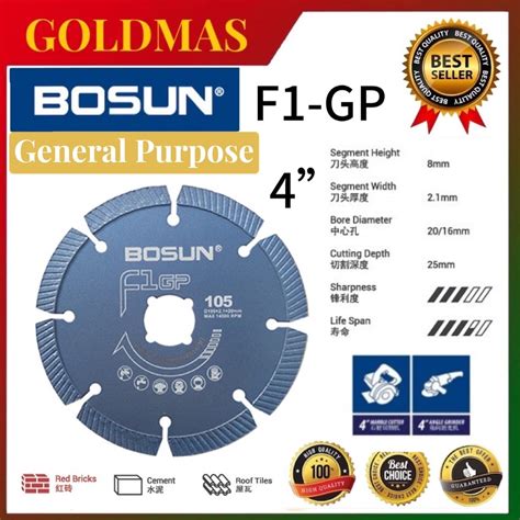 Original Bosun F Gp Daimond Cutting Wheel Cutting Disc