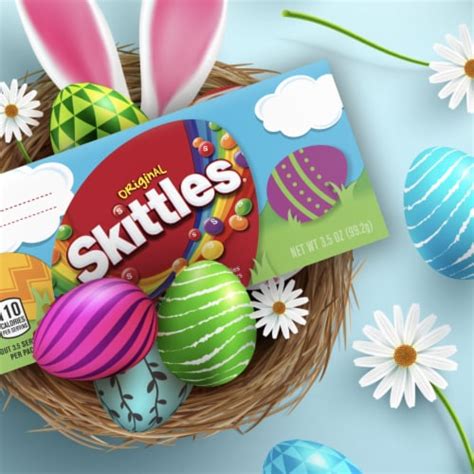 Skittles Original Chewy Candy Theater Box Easter Basket Candy 35 Oz