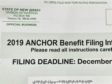 NJ's Tax-Rebate Deadline Is Soon: Did Your ANCHOR Application Process ...