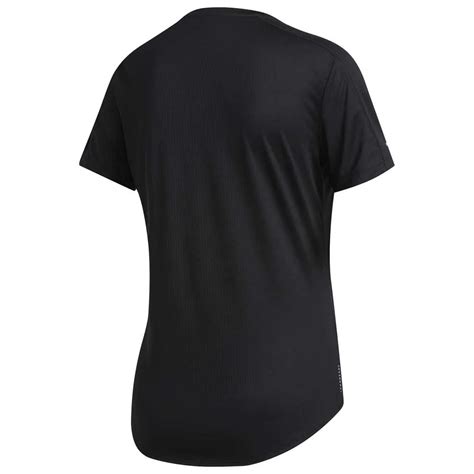 Adidas Run It 3 Stripes Short Sleeve T Shirt Black Runnerinn