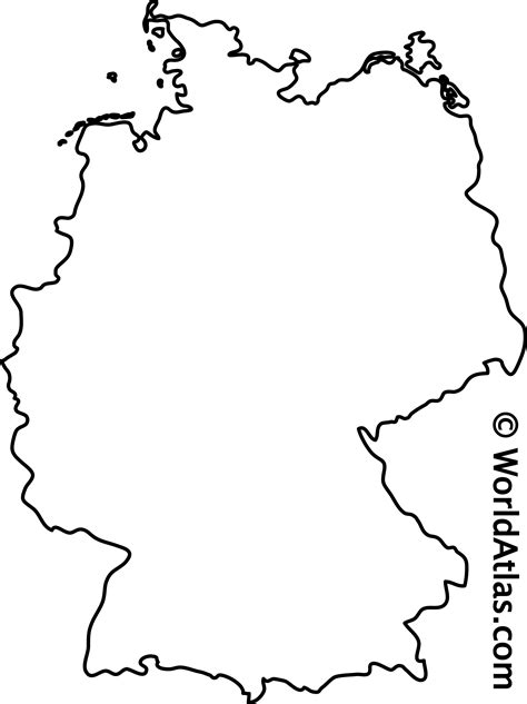 Germany Outline Map