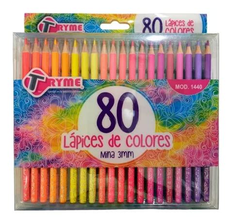 Lapices Escolares Colores Intensos Y Pastel Tryme Piezas Env O Gratis