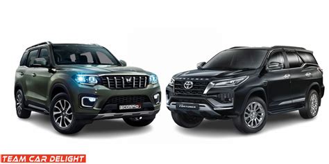 Toyota Fortuner Vs Mahindra Scorpio N Battle Of The Full Size SUVs