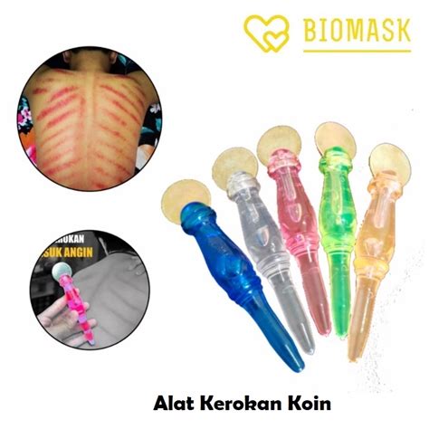 Jual Alat Kerikan Koin Totok 2in1 Kerokan Masuk Angin Kerik Pijat