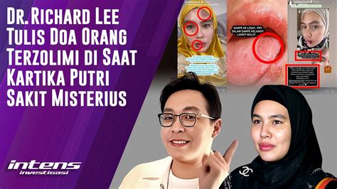 Dr Richard Lee Singgung Doa Orang Terzolimi Saat Kartika Putri Sakit