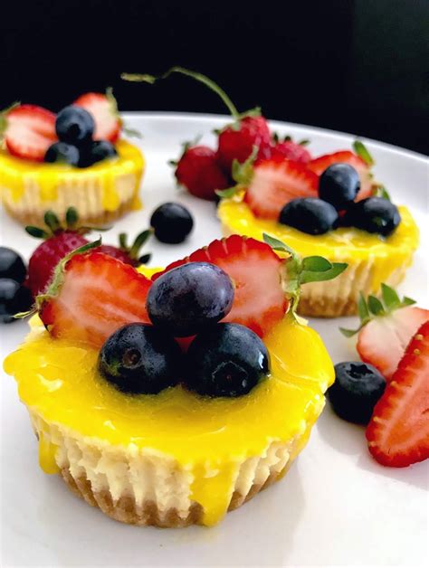 Mini Mango Cheesecakes