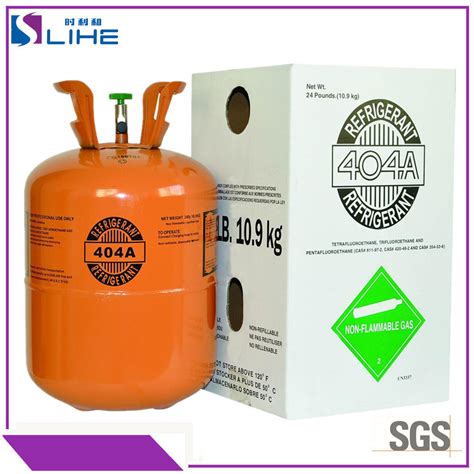 Fast Freezing Air Conditioner Refrigerant Gas R404A China Freon And