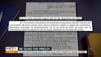 Mg Inter Tv Edi O Grande Minas Decreto Federal Obriga Postos A