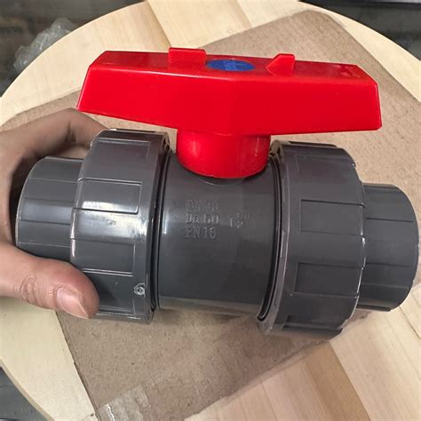 Double True Union Ball Valve Pvc Inch Zuki Taiwan Water Mur Dim