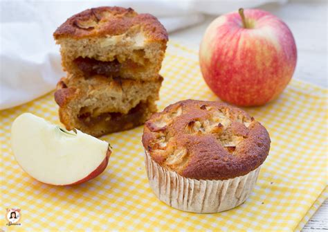 Muffin Integrali Alle Mele E Marmellata Dolce Senza Burro Impasto Allo