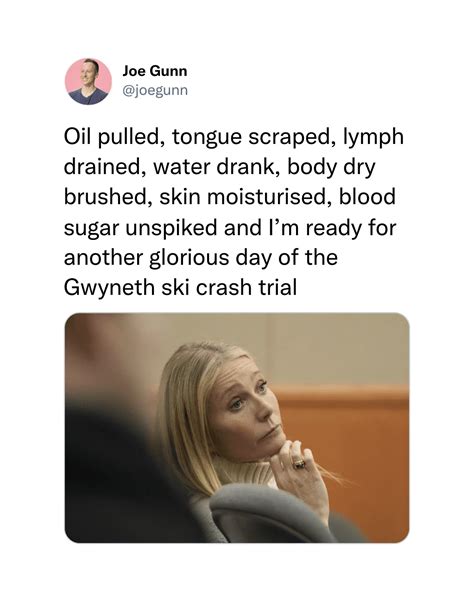 20 Of The Funniest Gwyneth Paltrow Ski Trial Memes And Tweets Making ...