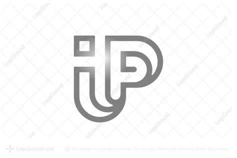 Letter IP PI Logo