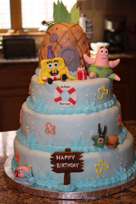 Spongebob Bikini Bottom Birthday Cake