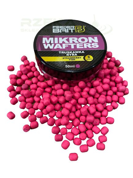 Mikron Wafters Feeder Bait Mm Truskawka Ryba Sklep W Dkarski Rzeka